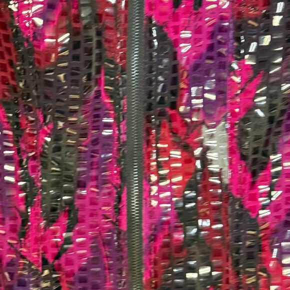 Ruby Rd. Magenta & Black Patterned Zip-Front Jacket - Picture 4 of 4